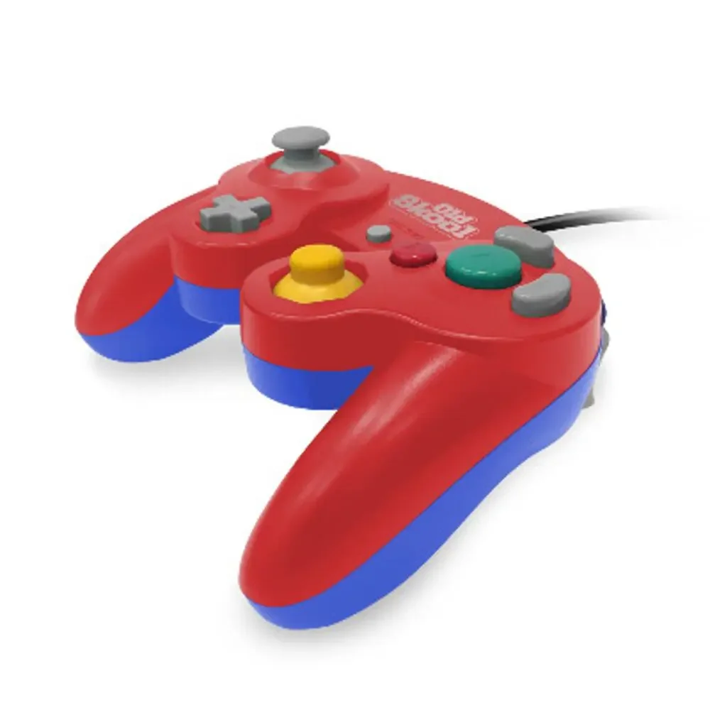 3 Gamecube Controllers - 3 Colors Bundle (NEW) - Red Blue Black - Nintendo